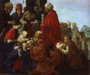 REMBRANDT Harmenszoon van Rijn The Adoration of the Magi oil painting reproduction